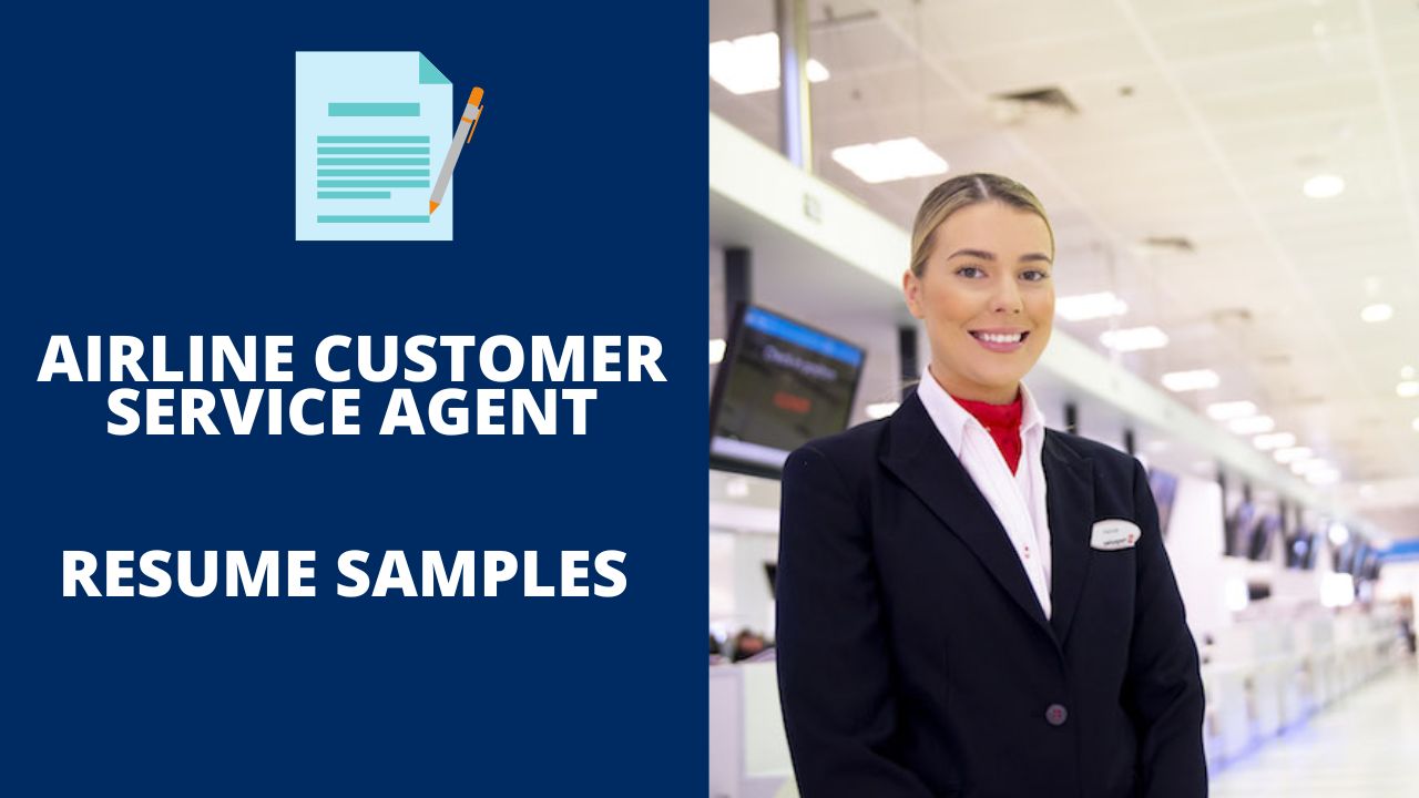 resume sample for airline customer service agent