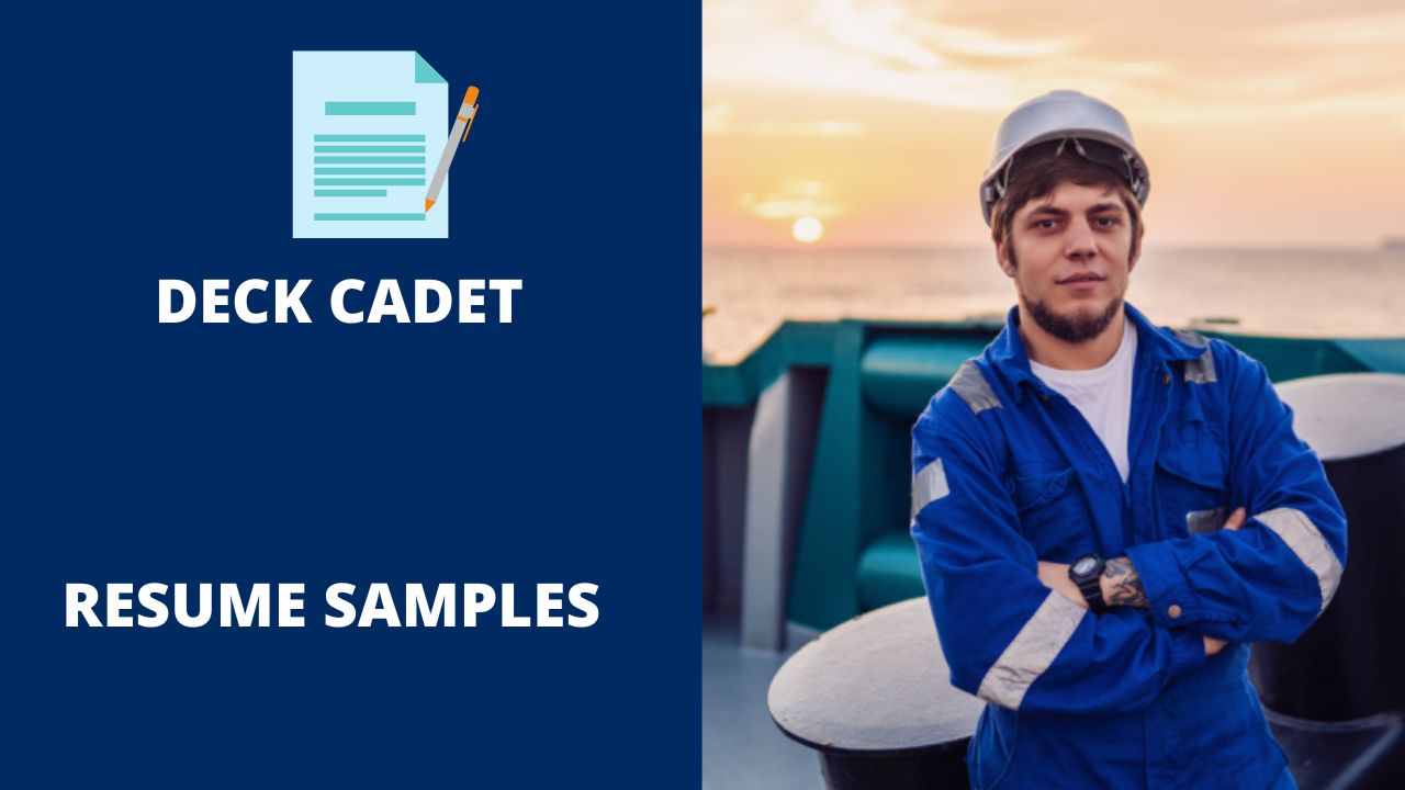 resume sample for deck cadet