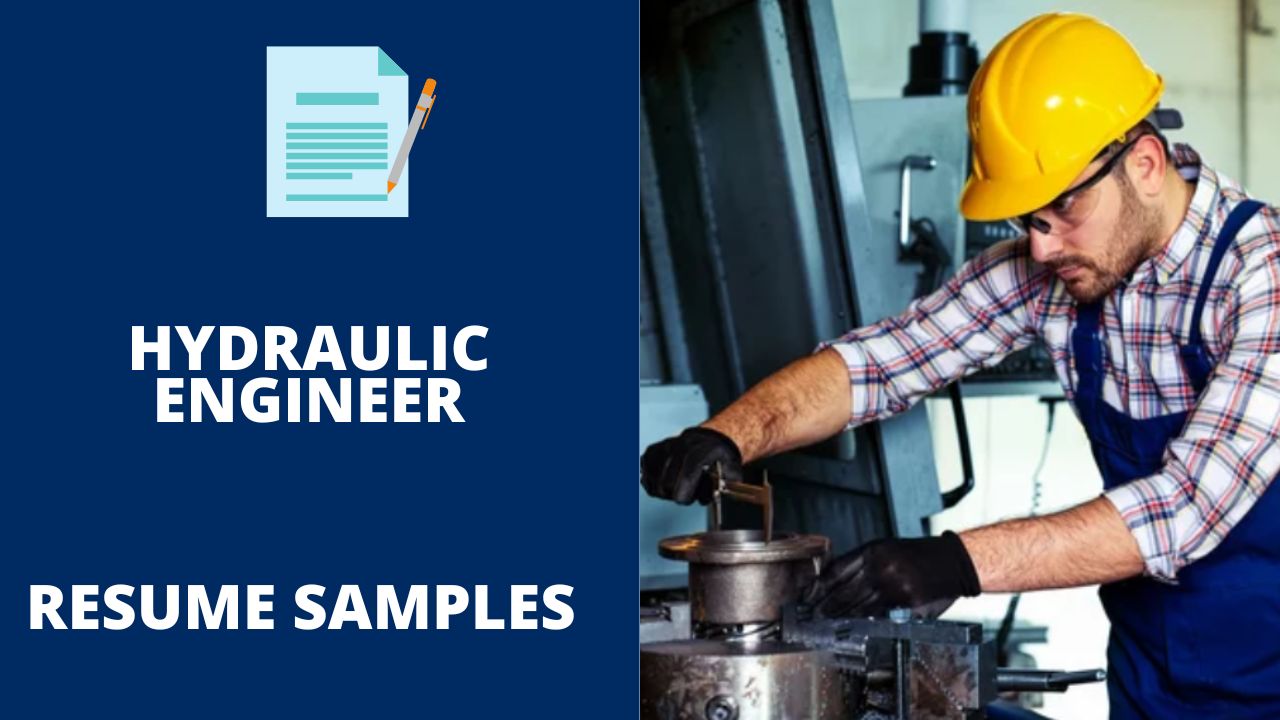 hydraulic service engineer resume sample